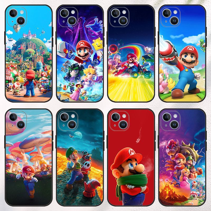 Super Mario Bros เคสโทรศัพท์มือถือแบบกําหนดเองสําหรับ Xiaomi POCO X7Pro X6 X5 X4 GT/ X3 Pro/ X3 NFC/
