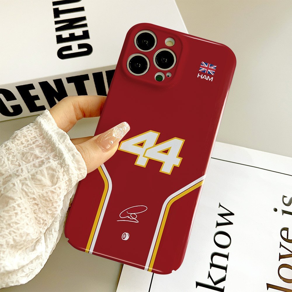 เคสโทรศัพท์โทรศัพท์ เหมาะสําหรับ iPhone Track Red No. 44 เหมาะสําหรับ iPhone17promax Hard Case 16plu