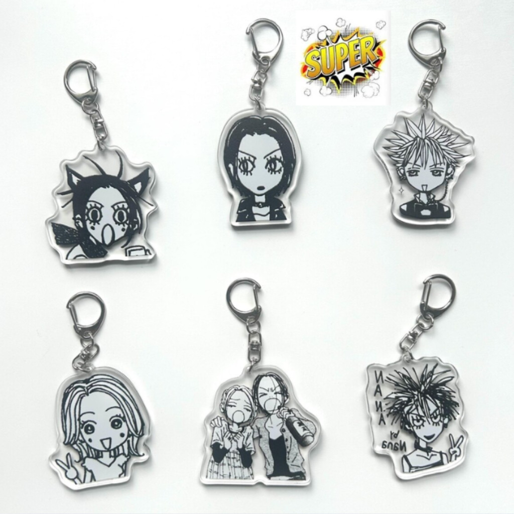 พวงกุญแจสองด้าน NANA, Nana Osaki, Nobuo Terashima, Nana Komatsu, Takumi Ichinose, Ren Honjo,