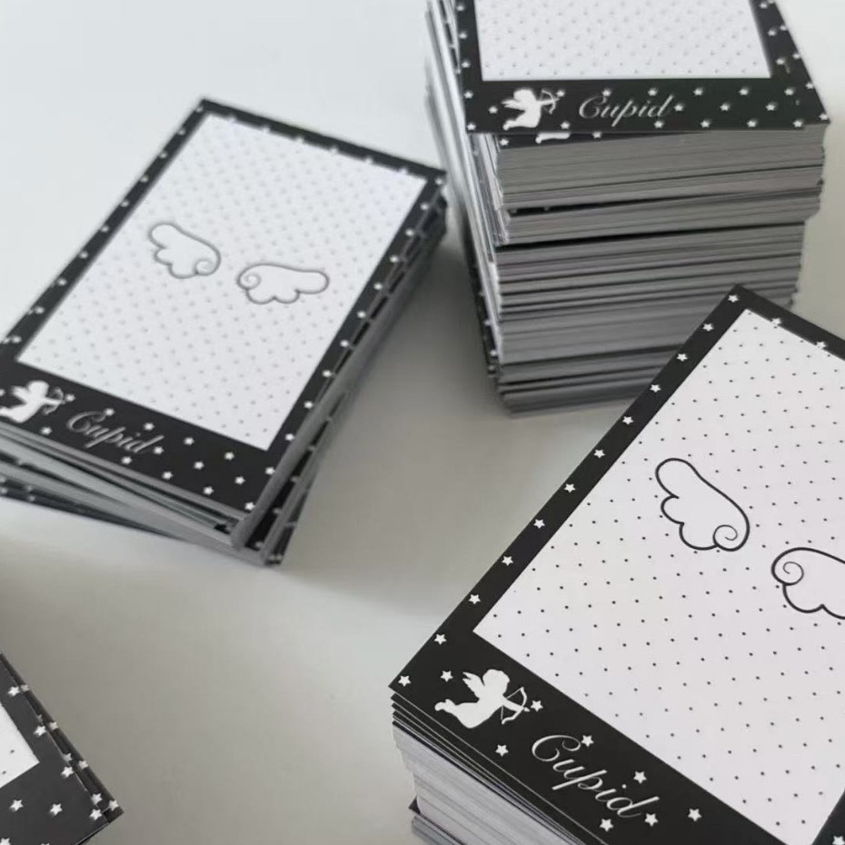 < 10 แผ่น > Star Wings Back Card Out Card Outlet วัสดุบรรจุกระดาษการ์ดตกแต่ง