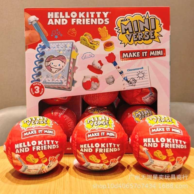 ของแท้ MGA miniverse Handheld Universe Workshop Sanrio Series ของเล่นทํามือ DIY535324แอลแอลแอล