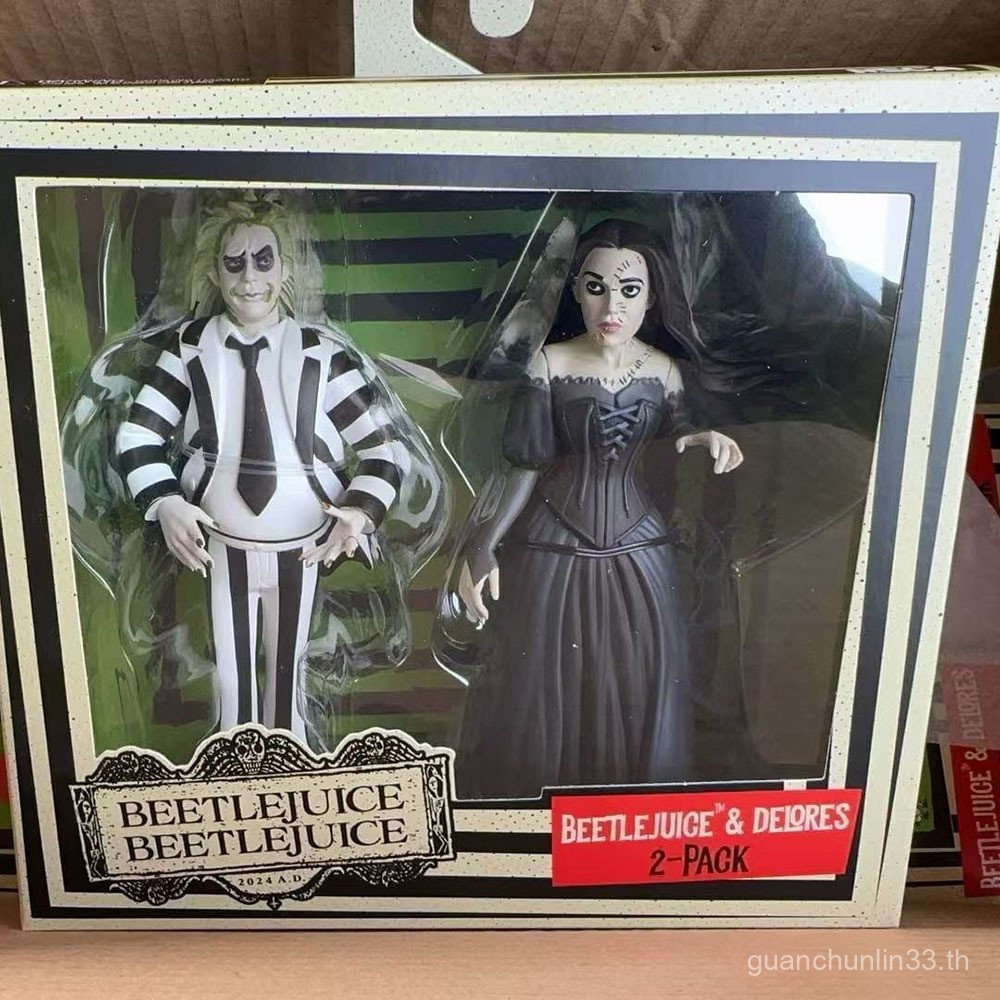 ของแท้ NECA 57308 Underworld Master Beetle Juice คู่ชุดการ์ตูนรุ่น