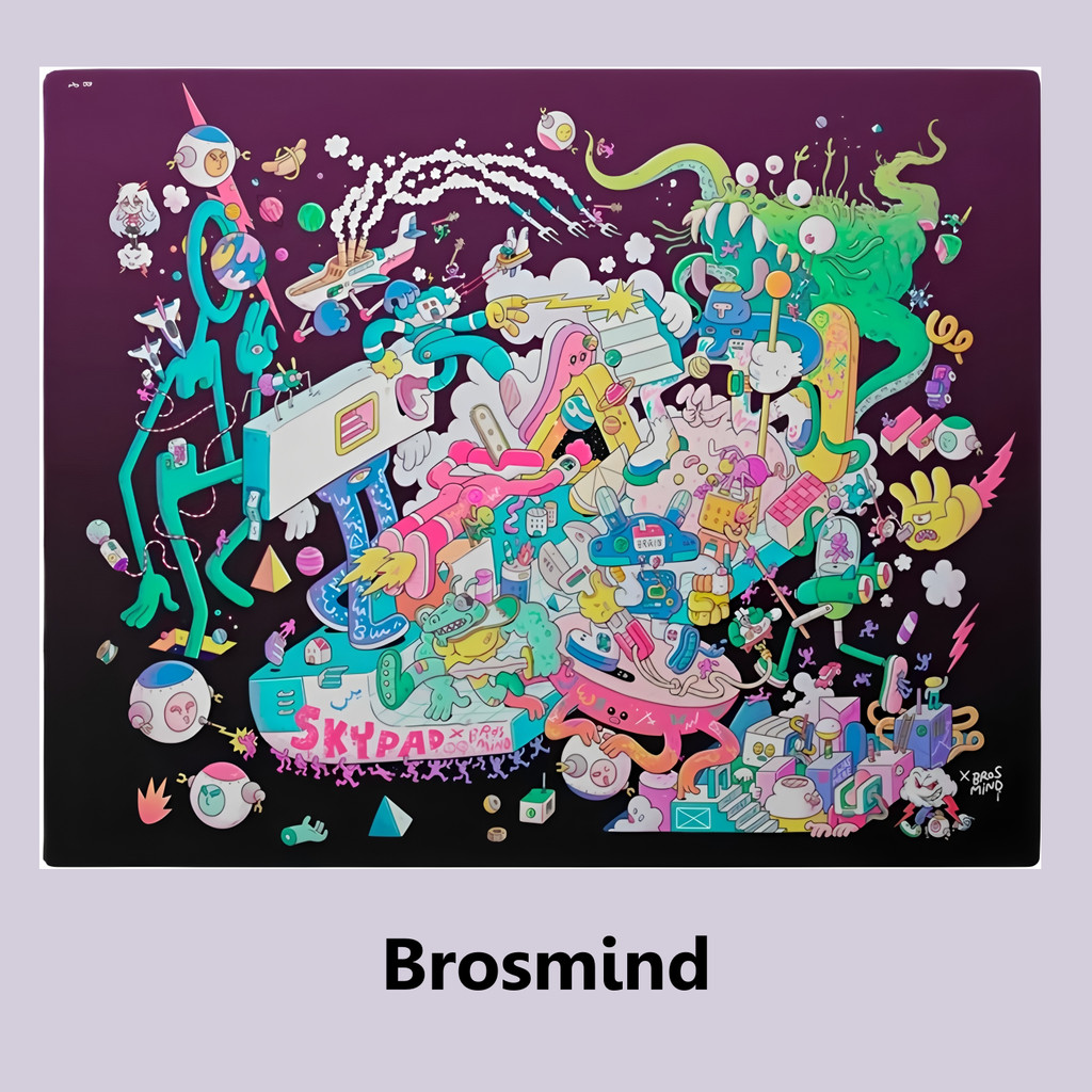 แผ่นรองเมาส์ SkyPAD 3.0 Brosmind แผ่นรองเมาส์กระจกนิรภัยเกมขนาดใหญ่ FPS เฉพาะ