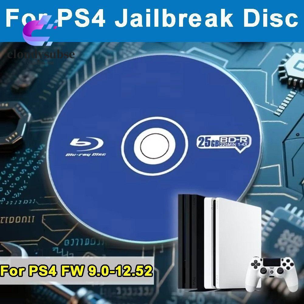 CLOUD All-in-One Jailbreak Disc,ไม่มีPC Needed Play เกมสํารอง BD-JB Disc,สําหรับ Firmware 9.0-12.52 