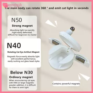 RENBG แม่เหล็ก Cat Eye เล็บเครื่องมือสําหรับ DIY เล็บ Easy Cat Eye Gel ขัดแม่เหล็กสําหรับ Salon เล็บช่าง Starter ชุด TH