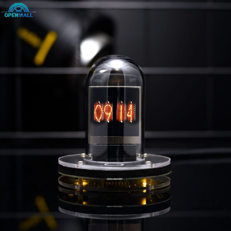 สมาร์ท Nixie Tube นาฬิกา WIFI ไฟ RGB สีสันสดใสจอแสดงผลมัลติฟังก์ชั่นสําหรับวันที่เวลาสภาพอากาศเฉพาะเ