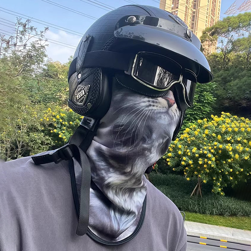 Creative Cat Neck Gaiter Animal Sun Protection Mask UV Protective Ski Mask