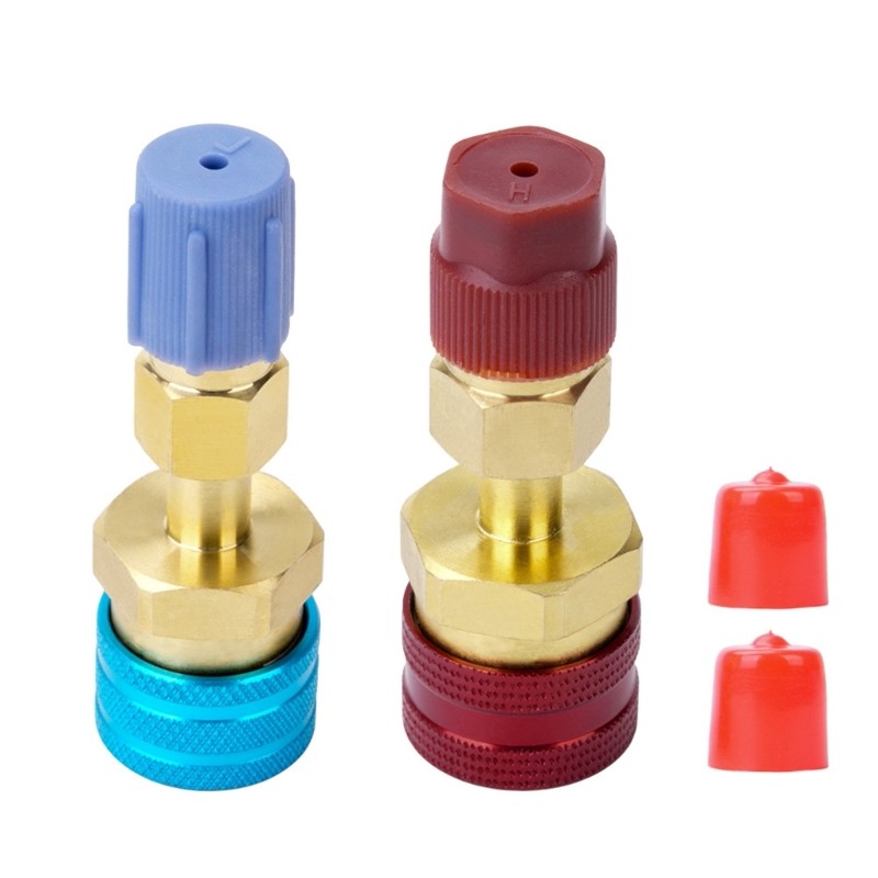 PCF* R1234YF Quick Coupler R1234yf ถึง R134a อะแดปเตอร์ชุดแปลงขั้วต่อด้านข้างต่ําสําหรับการชาร์จเครื