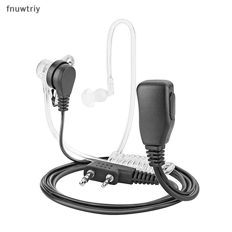 [fnuwtriy] ชุดหูฟังหูฟังวิทยุไมโครโฟนสําหรับ Kenwood BF-888s วิทยุสองทาง VN