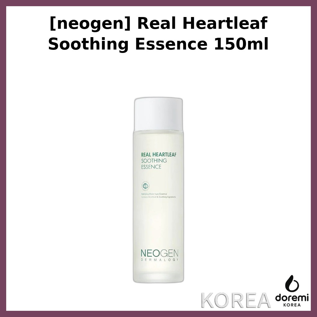 [neogen] Real Heartleaf Soothing Essence 150ml / เอสเซ้นส์เกาหลี / สูตรบางเบา / ของแท้ 100% โดย dore