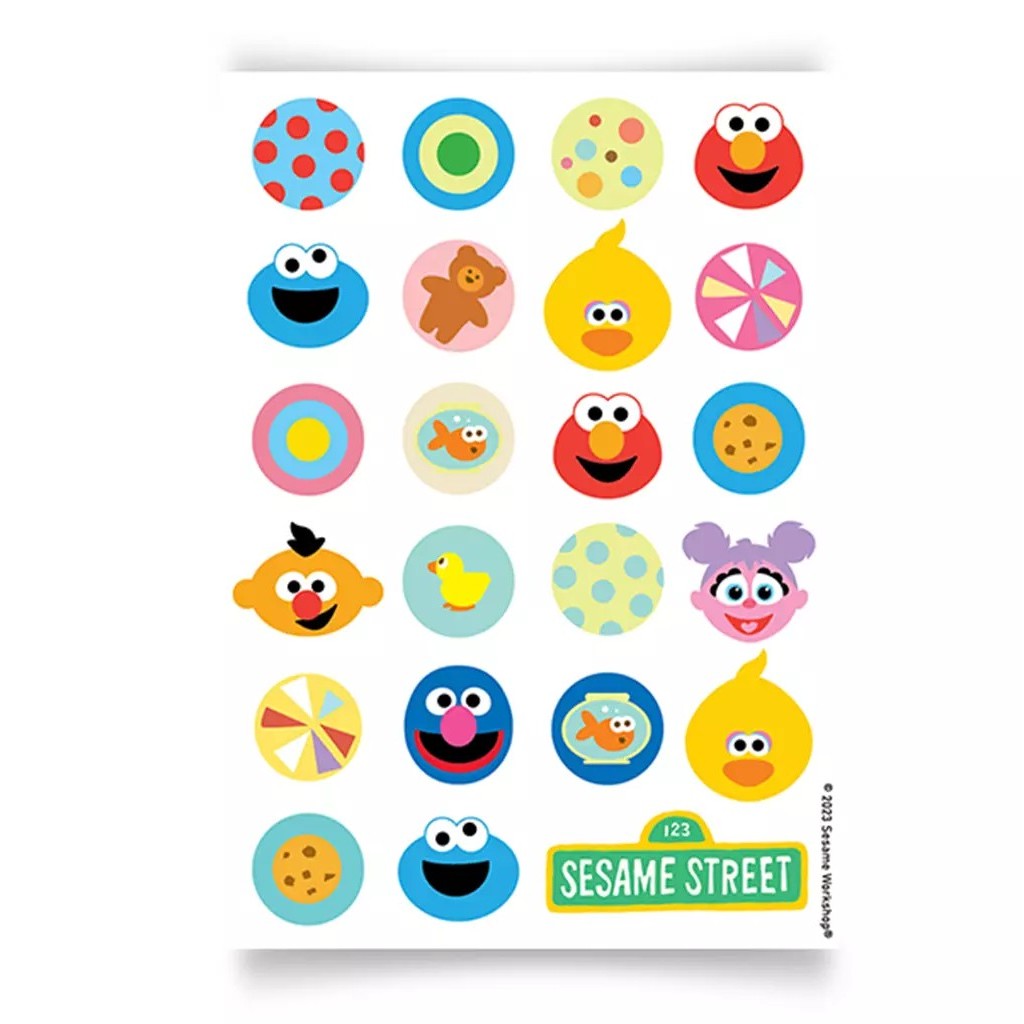 Se-ed (ซีเอ็ด) : SST4-สติกเกอร์ : Sesame Street  Baby Family-2 A6 Sticker (A6-PP-STK-404) W10.5xH14.
