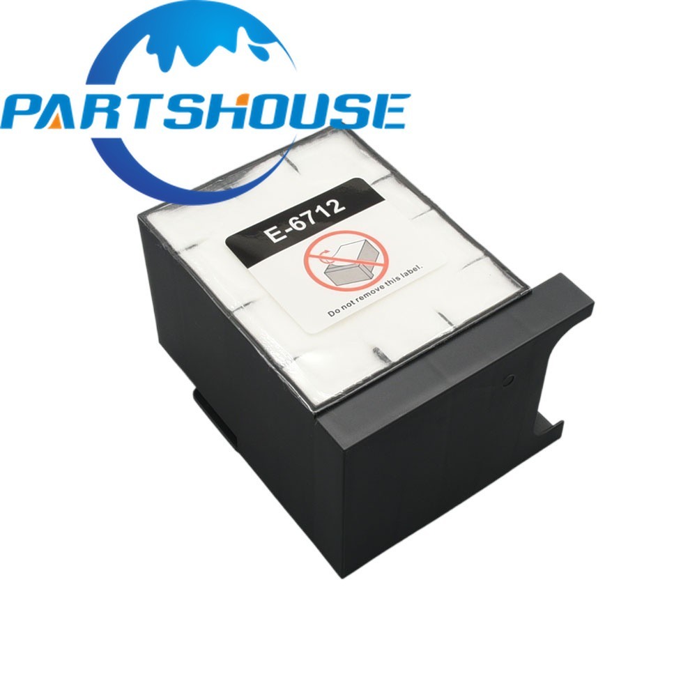 กล่องบํารุงรักษาผลผลิตสูงเปลี่ยน T6712 สําหรับ WorkForce Pro WF-6090 WF-6590 WF-8010 WF-8090 WF-8510