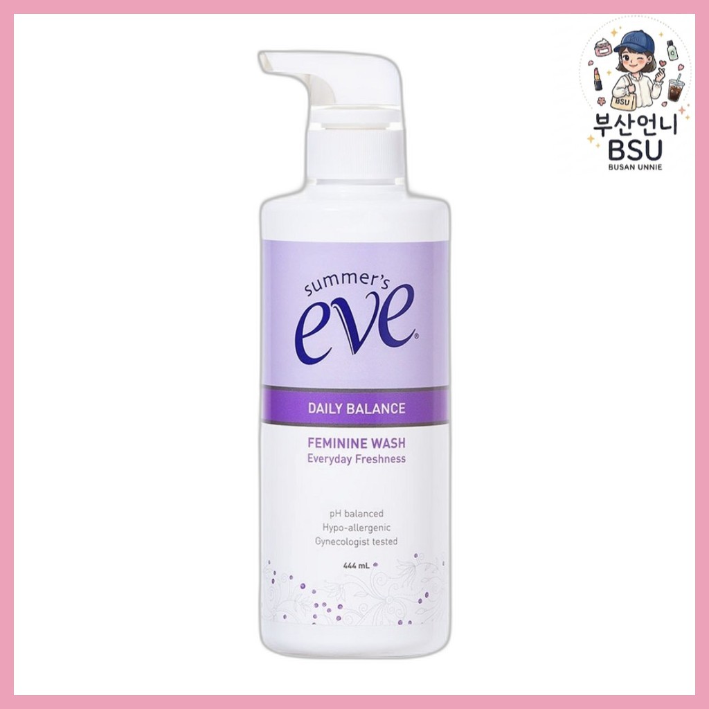 [summers eve] Daily Balance Feminine Wash, 444ml / Korean Feminine Wash / pH-Balanced Cleanser by BS
