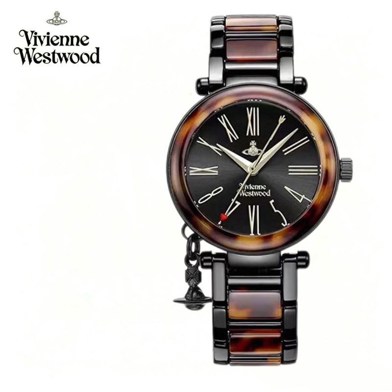 Z Zhuzhou Penangyun Hardware Co., Ltd. Vivian Westwood Queen Queen Quartz นาฬิกาผู้หญิง Saturn จี้ V