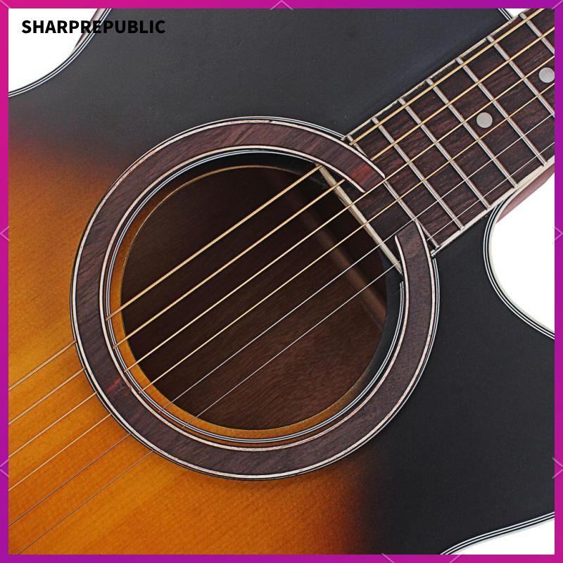 [Sharprepublic] อะคูสติกกีตาร์ Sound Hole Rosette Inlay กีตาร์ Sound Hole DIY Luthier