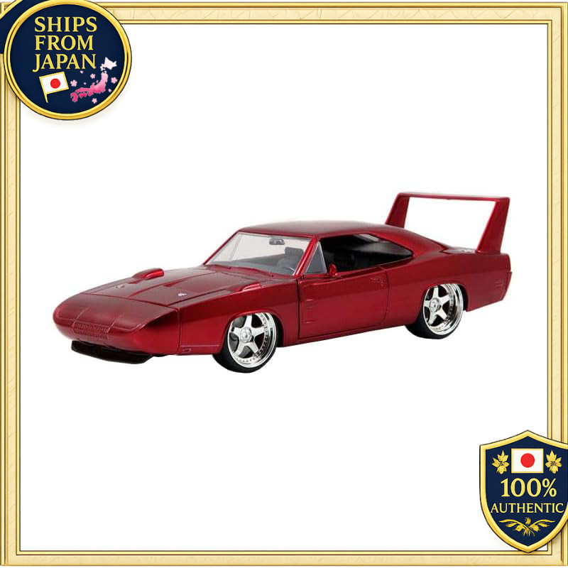Kyosho Jada Toys Fast and Furious 1/24 1969 Dodge Charger Daytona Red (Dominic) Completed Model JADA