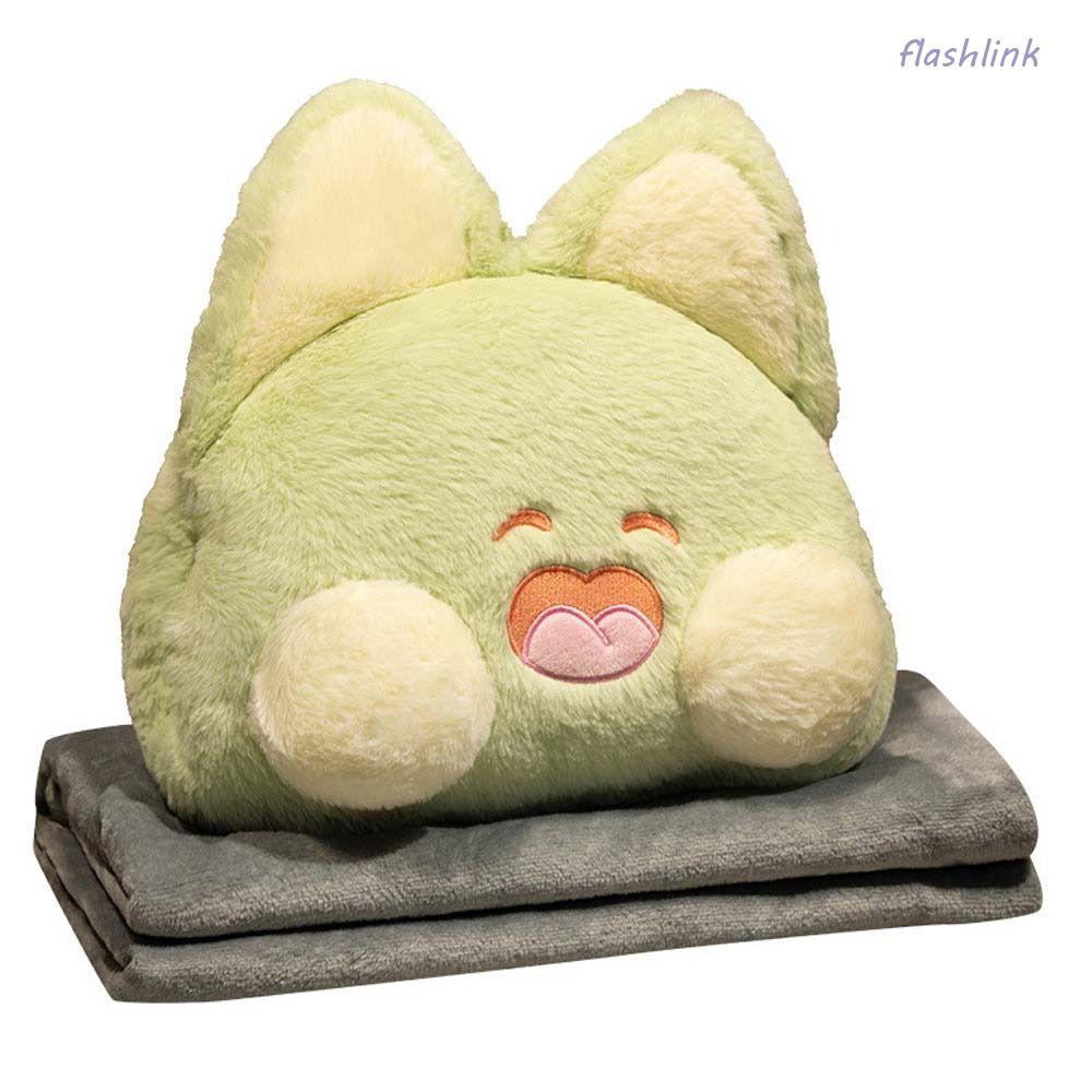 FLASHLI มืออุ่นของขวัญวันเกิดตกแต่งบ้าน Dudu Face สัตว์ตุ๊กตาโซฟาเบาะ Nap หมอน Dudu Meow เด็กของขวัญ