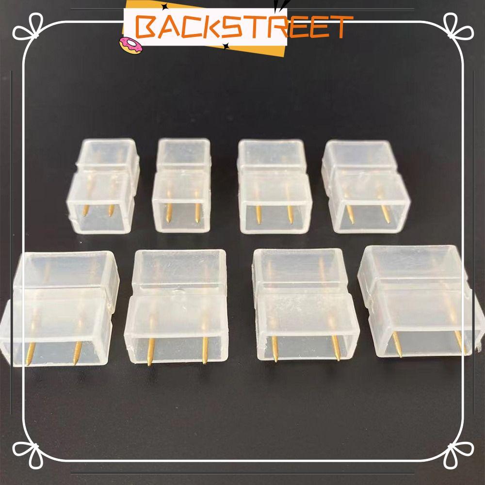 BACKSTAGE Connector, 2 Pin 3Pin Gold LED Strip Connector, อุปกรณ์เสริม 6 มม. 7 มม. 8 มม. 9 มม. 10 มม