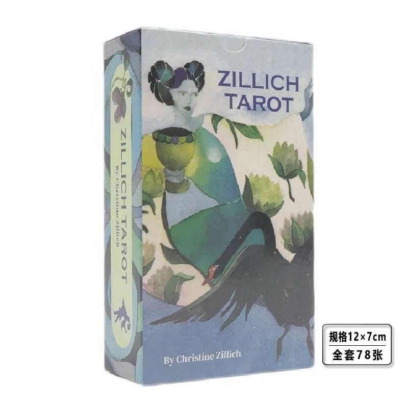อังกฤษของแท้ 12 * 7 Zillich Tarot Zillich Tarot Zillich Tarot Willich ไพ่ทาโรต์ชุดเต็ม 78 เกมกระดาน 