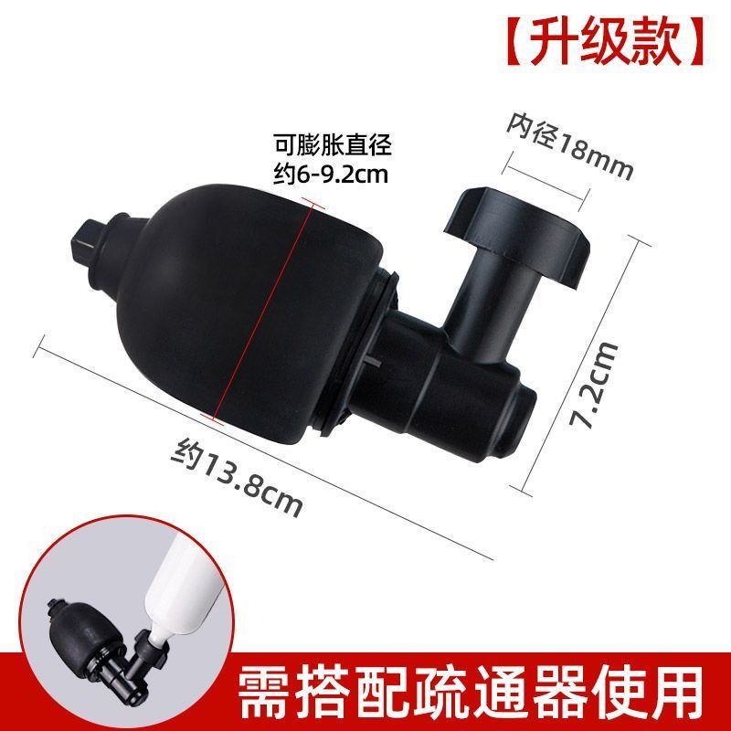 One Cannon Pass ห้องน้ํา Joint นิวเมติกขุดลอกห้องน้ําอัตโนมัติท่อระบายน้ําเครื่องมือ Handy เครื่องมืออุปกรณ์เสริมปลั๊กห้องน้ํา 4.20
