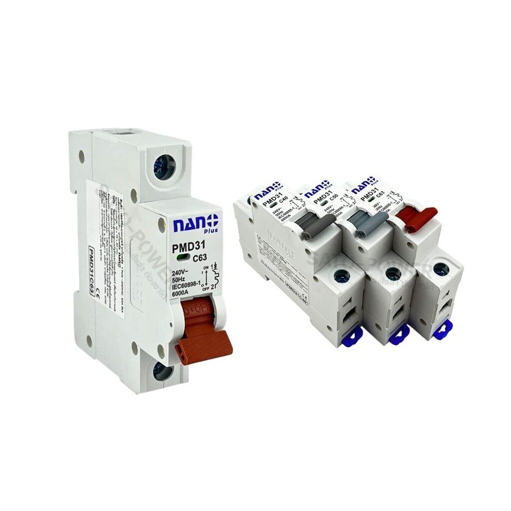 NANO เซอร์กิตเบรกเกอร์ AC 1P 6kA รุ่น PMD31 | AC Breaker NANO PLUS