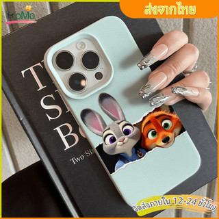 🐰🦊เคสสำหรับไอโฟน17PROMAX 16 13 11 case for iPhone15PRO 14 12 XS XR 78Plus น่ารักเคสมือถือโทเปียด้านลิจิชนิดกันชนน่ารัก
