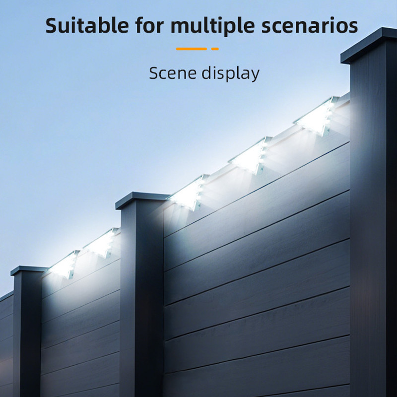 ไฟโซล่าเซลล์ LED กันน้ำกันฝน เปิดปิดอัตโนมัติ ติดตั้งง่าย สำหรับบันได รั้วบ้าน ทางเดิน สวน 2 ชิ้น แสงขาวแสงเหลือง - รูปที่ 2