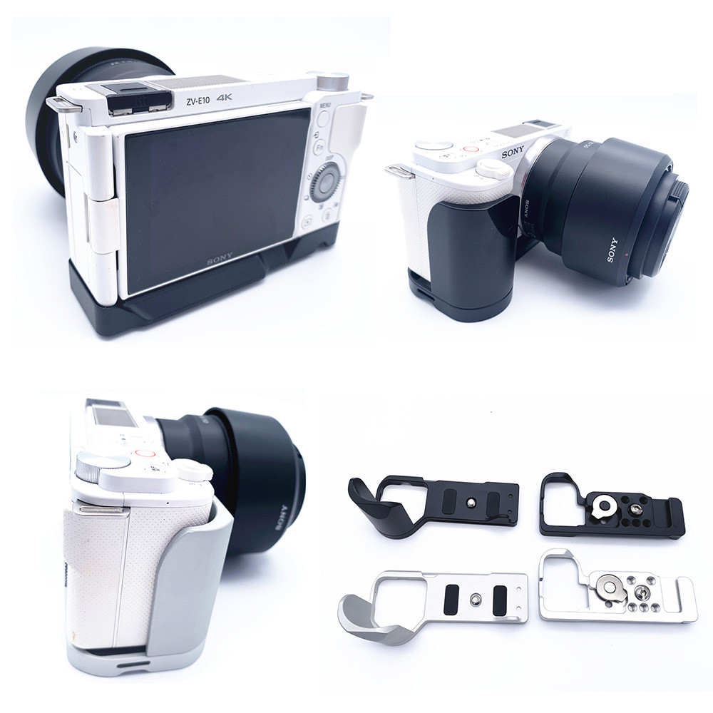 Quick Release L-Type Quick Release Plate กล้องแนวตั้ง Clapboard ฐานอุปกรณ์เสริมเหมาะสําหรับ Sony ZVE