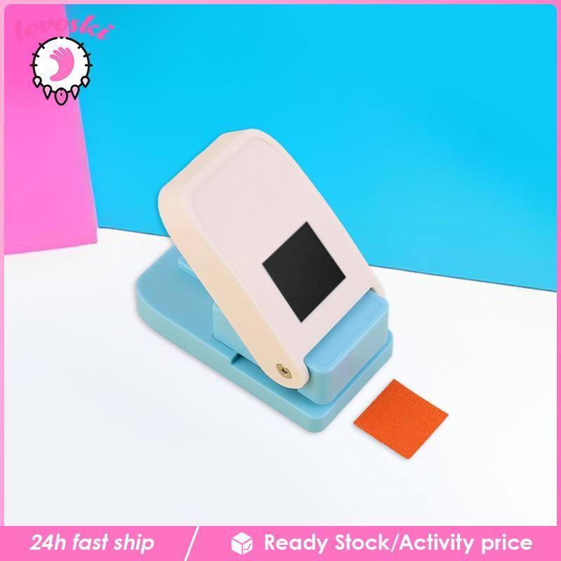 [Lovoski] Square Tab Punch แบบพกพาสําหรับวางแผนแทรกการจําแนกประเภทแฟ้มสมุดภาพ