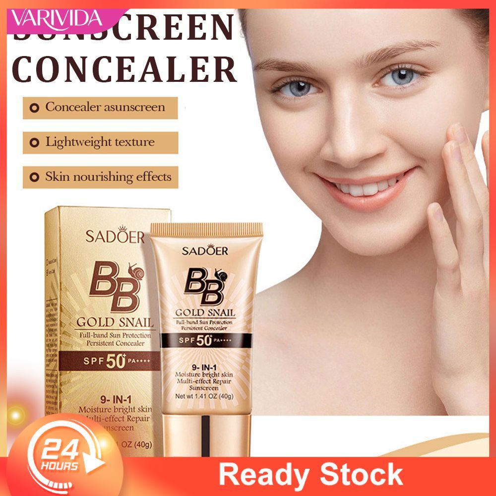 【เก็บเงินปลายDทาง】 【จัดส่งภายใน 3 วัน】 ครีมรองพื้นและคอนซีลเลอร์ IU BB Cream - 40 กรัม SPF 50 PA++++