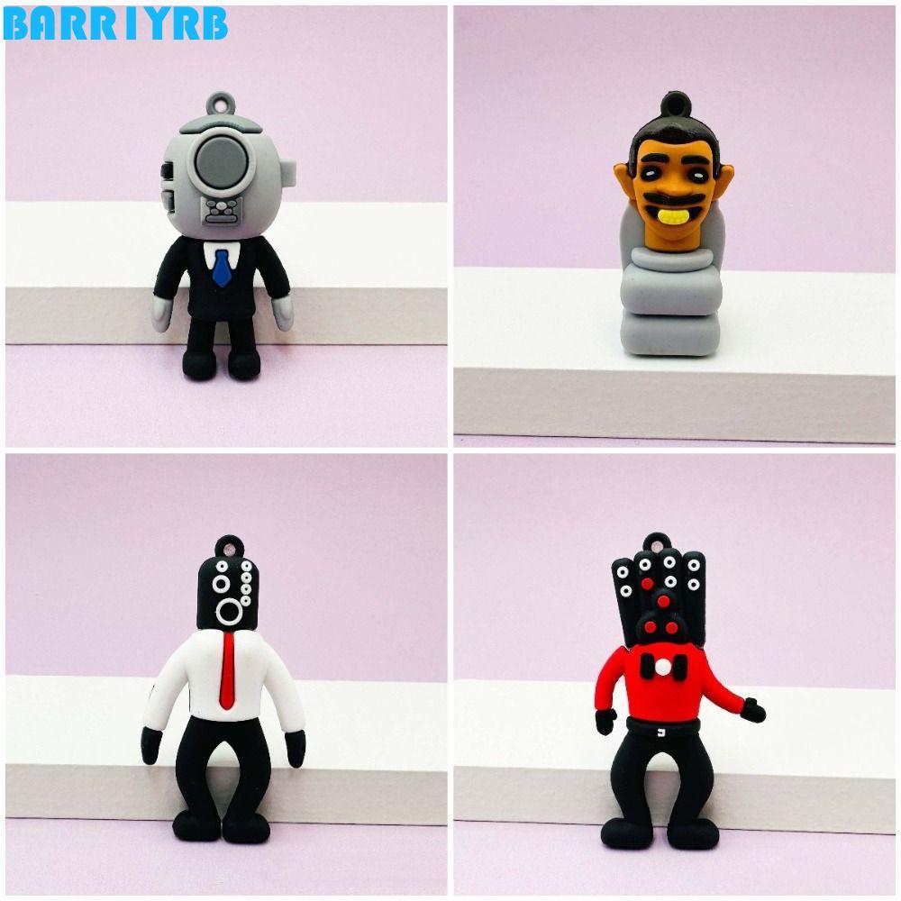 BARR1YRB อะนิเมะห้องน้ํา Man พวงกุญแจ, Skibidi ห้องน้ําทีวี Man Camara Man Skibidi Bop พวงกุญแจ, Key