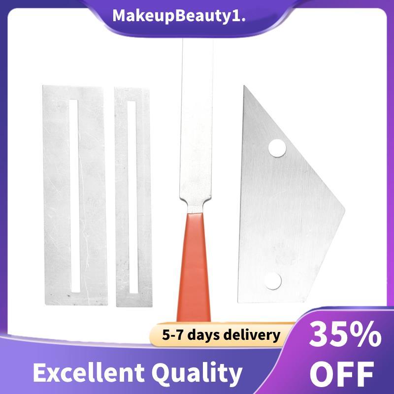 สแตนเลสกีตาร์ Fret File + Fret Rocker Level + Fingerboard Protector กีตาร์ Luthier เครื่องมือ