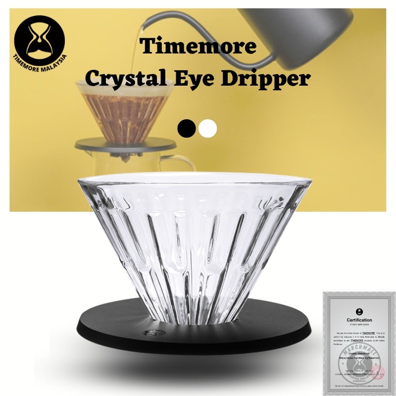 TIMEMORE - Crystal Eye Coffee Dripper V60 Coffee Dripper
