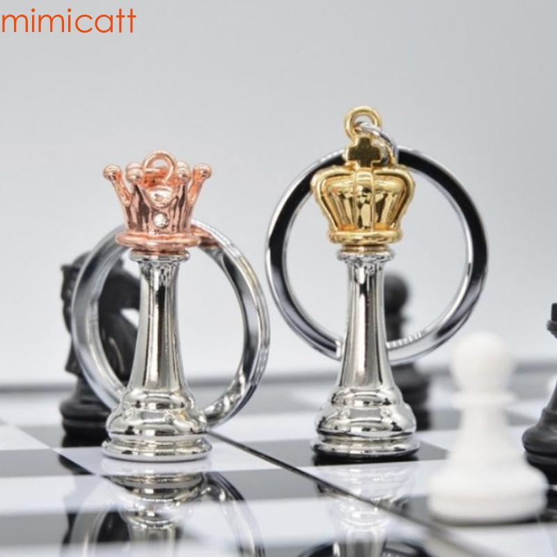 Mim Fashion Metal Chess Keyring Chessman พวงกุญแจ 3D สําหรับใช้ในชีวิตประจําวันและของขวัญ