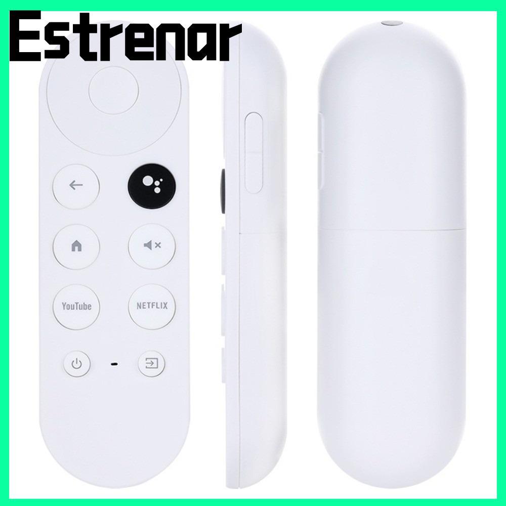 ESTRENAR สําหรับ Google Chromecast Remote, 4K HD ใช้งานร่วมกับเปลี่ยนเสียงรีโมทคอนโทรล, Snow Color R