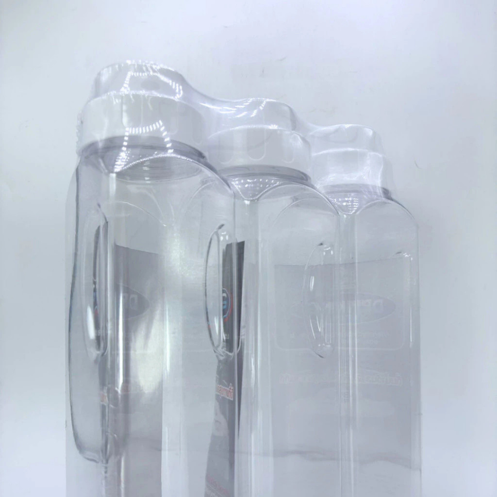 กระบอกน้ำ No.PN/G165 ทรงเหลี่ยม 1400ml สีใส ฝาขาว ราคา ถูกที่สุด ดีลบีเคเค แกลเลอรีภาพที่ 4