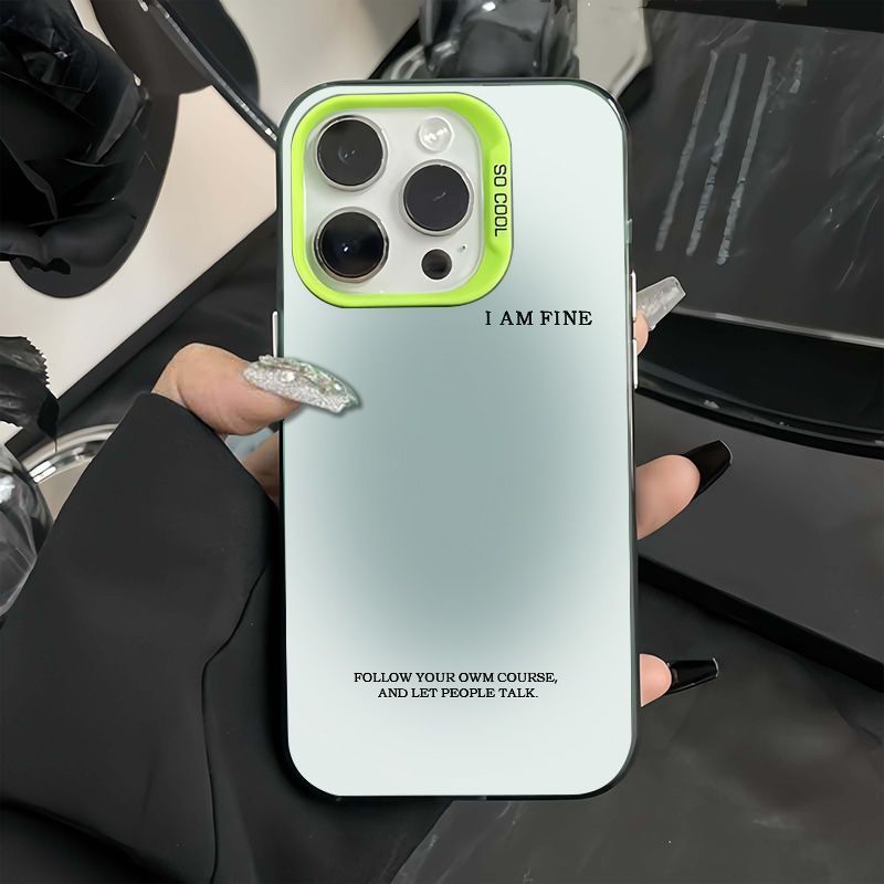 [Yaqing Gradient/Simple/Niche ins Style] เหมาะสําหรับ iPhone 11 12 13 14 15 16 por max 14 15 16plus 