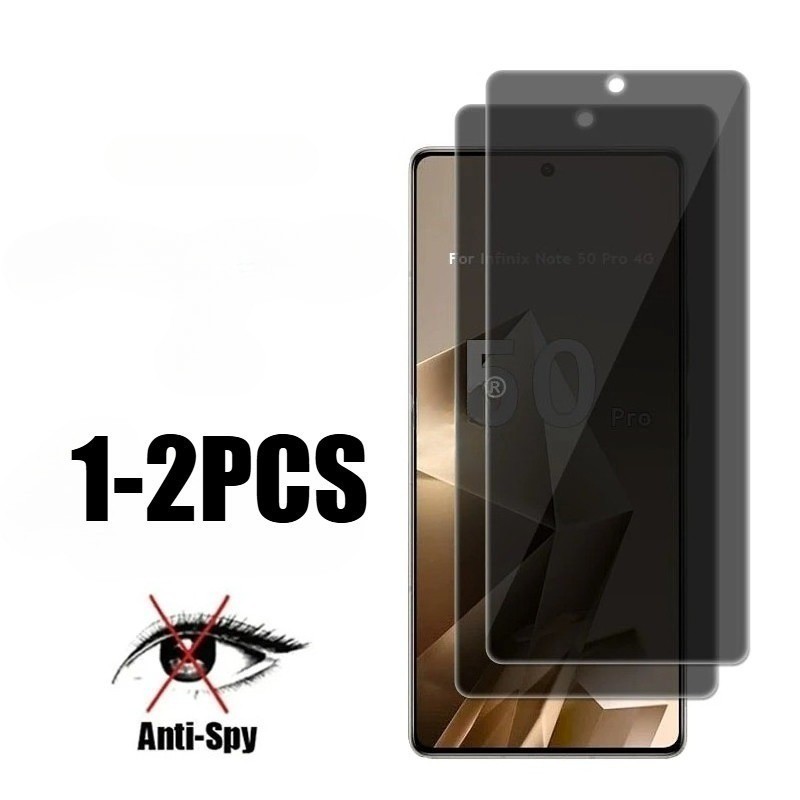 1-2 ชิ้นฟิล์มกระจกนิรภัยสําหรับ itel A04 A05s A48 A49 A50 A50C A60 A60s A70 A80 A90 ไม่ใช่ลายนิ้วมือ