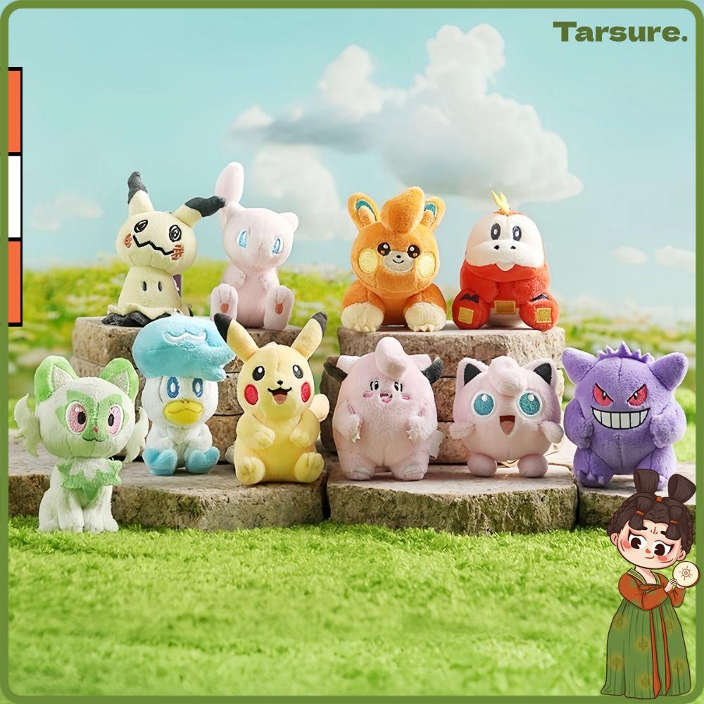 TARSURETH พวงกุญแจตุ๊กตาUMBREON, MIMIKYU, GENGER, SNORLAX ของเล่นนุ่มๆ สำหรับเด็กและสะสม