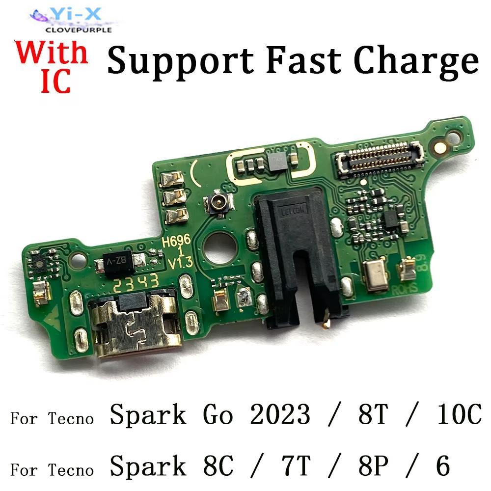 1pcs USB ชาร์จ Dock Connector Charger Flex สําหรับ Infinix Tecno Spark 5 6 Air 7 Pro 7T 8 8C 8P 8T 1