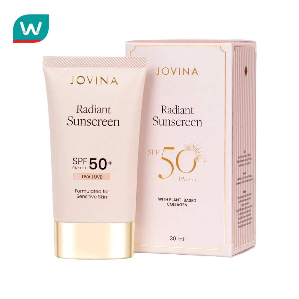 Jovina โจวีน่า เรเดียนท์ ซันสกรีน SPF50+ PA++++ 30ก. เบจ