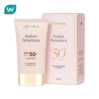Jovina โจวีน่า เรเดียนท์ ซันสกรีน SPF50+ PA++++ 30ก. เบจ