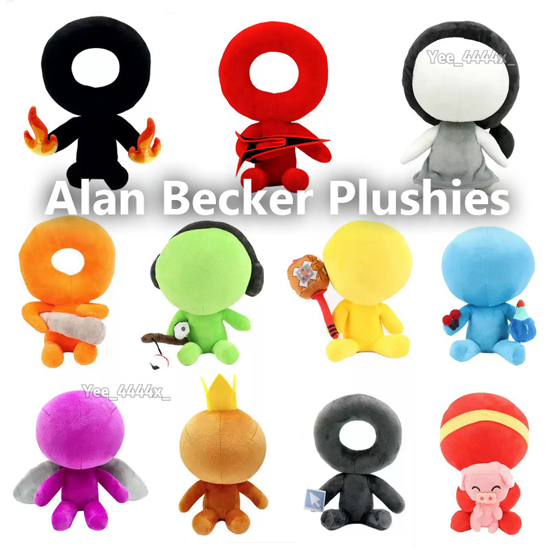 Alan Becker Plushies Chosen One/Dark Lord/Mitsi Stickman Plush Collections Stickman Plushies สําหรับ