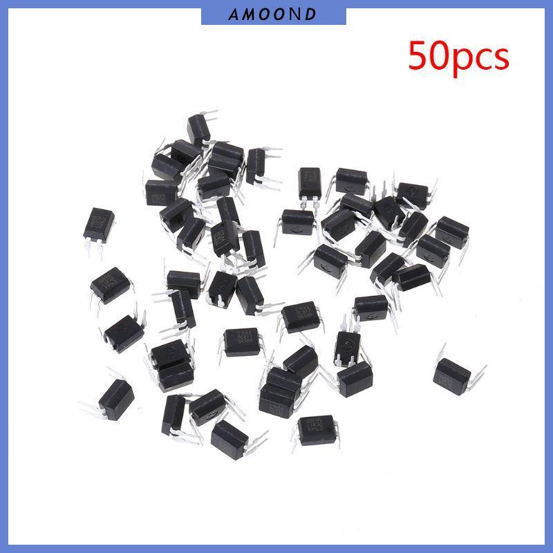 AMOOND 50pcs PC817 PC817C PC817 C PC817 LTV817 K1010B Optocoupler สําหรับ Sharp