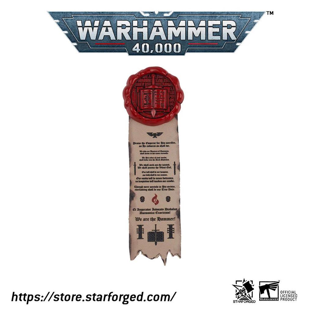 (STARFORGED) Purity Seal: Grey Knights ของสะสมธีม Warhammer