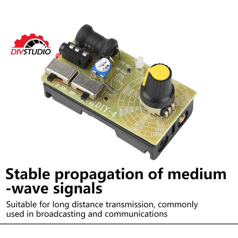 DIYSTUDIO 87–108MHz FM/MW/SW AM วิทยุคลื่นสั้น DIY โมดูล