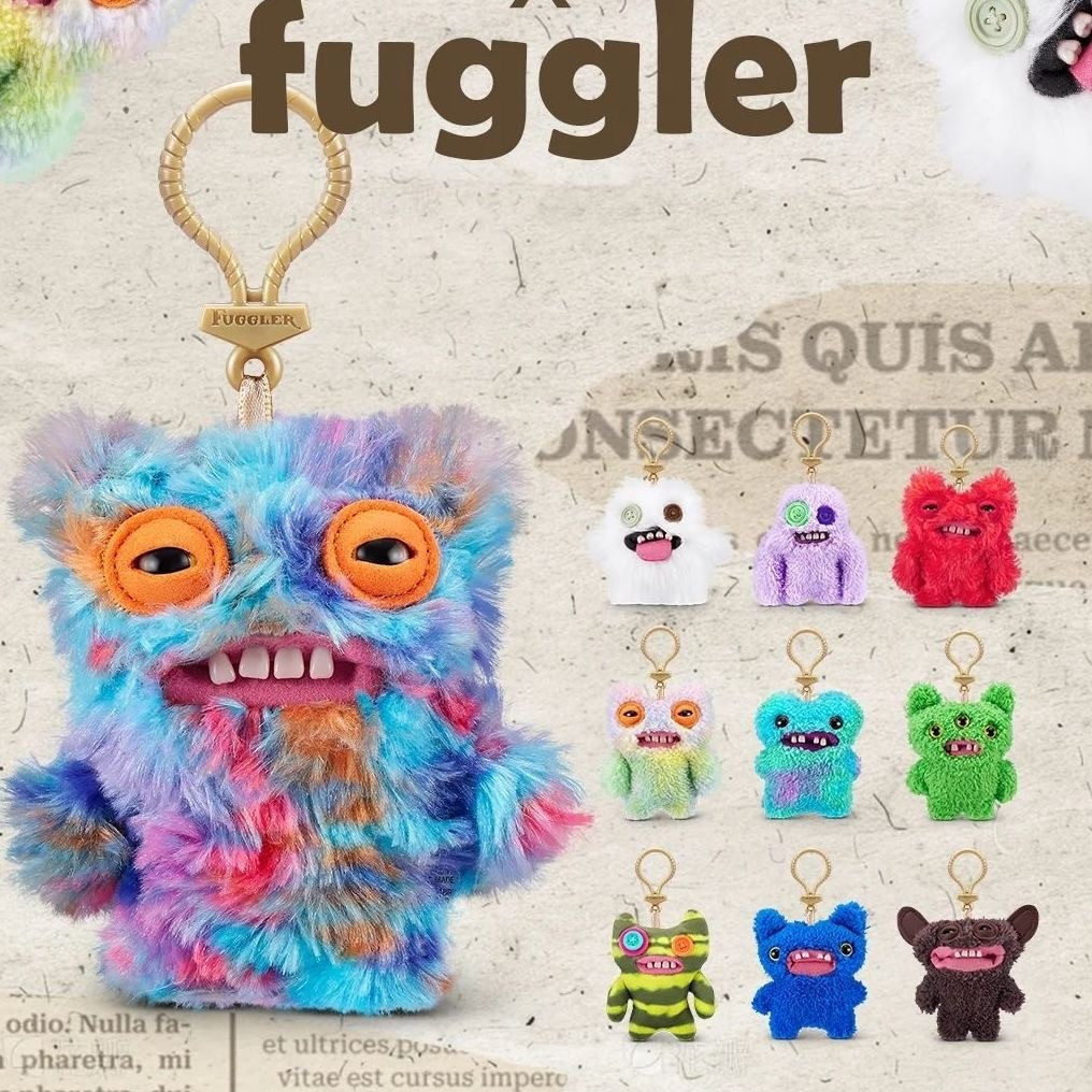 ลิขสิทธิ์แท้ 💯 พวงกุญแจ Fuggler พร้อมส่ง น่าเกลียดน่ารัก ตุ๊กตา สุ่ม Fuggler Funny Ugly Monster สำหรับห้อยกระเป๋า ของสะสมสุดน่ารัก(V3 V4)