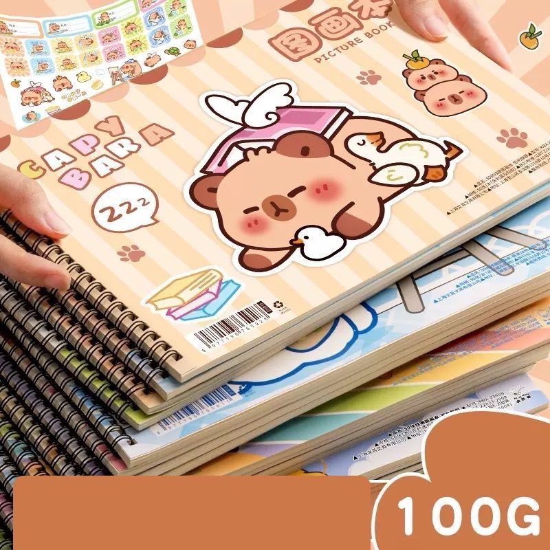 A4 PLAIN DRAWING BOOK CUTE CHARACTER DRAWING BOOK