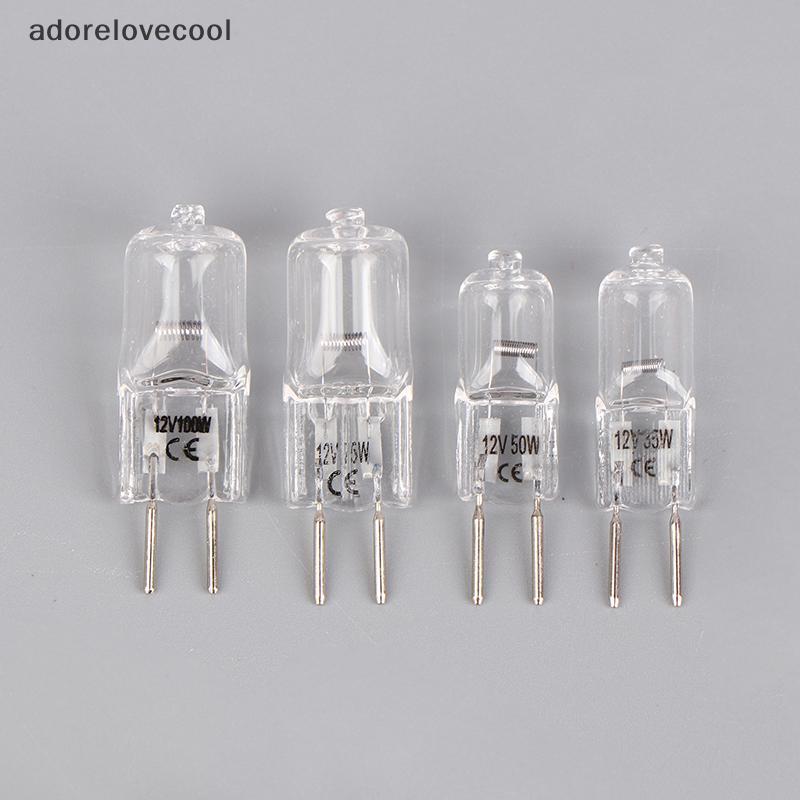ADTH 1 PC G6.35 12V 20W 35W 50W 70W 100W หลอดไฟทํางานหลอดไฟ G6.35 Aroma โคมไฟ G6.35 กล้องจุลทรรศน์ O