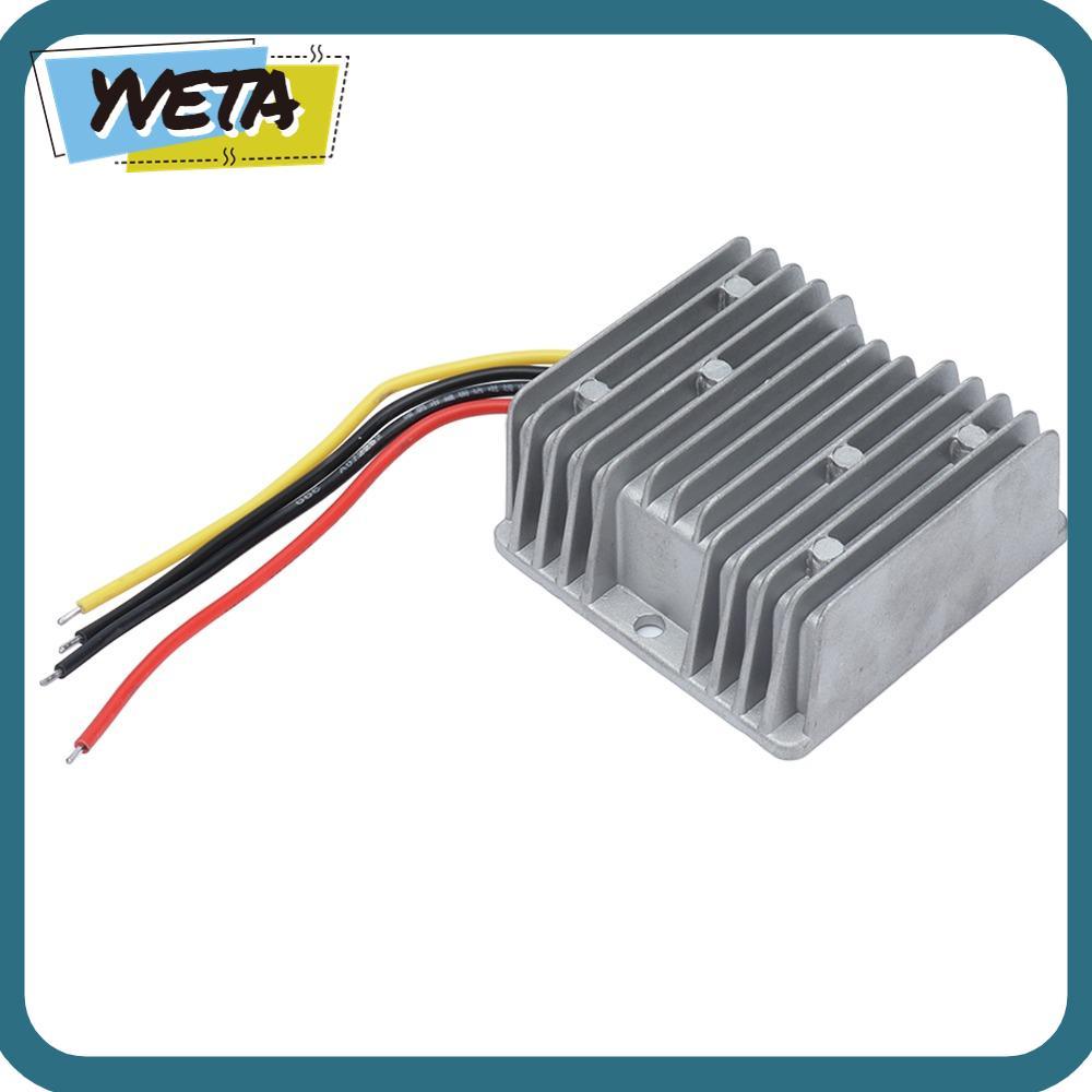 YVETA เครื่องปรับแรงดันไฟฟ้า, 10A 138W 24V ถึง 13.8V DC Converter, IP67 Stable Output Reducer Transf